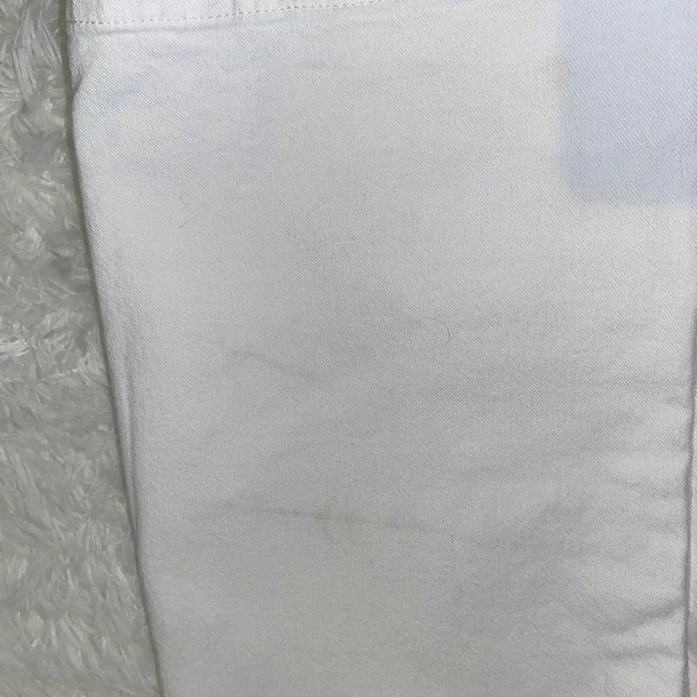 7 For All Mankind Alexa Crop Butterfly High Rise white jeans - Picture 2 of 11